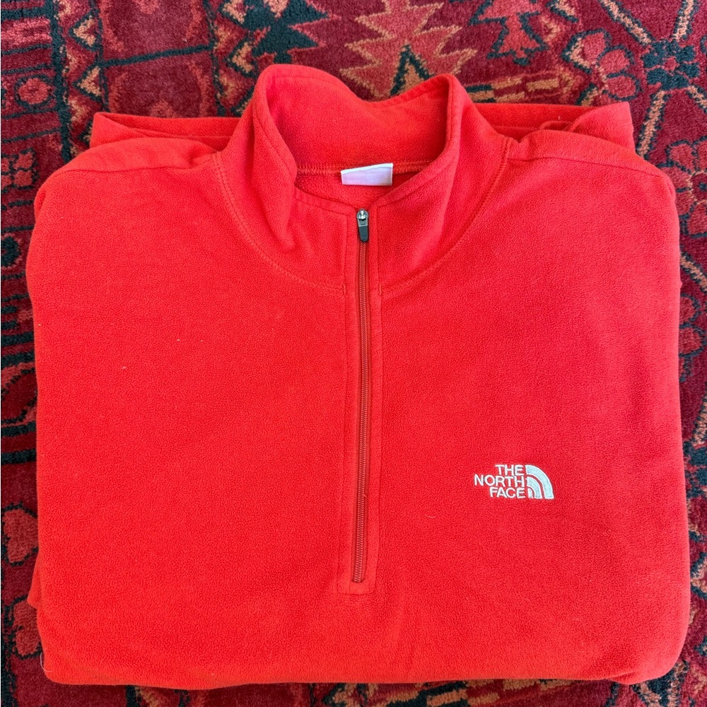 Aldo Men's Vibrant Red Zip-Up Sweater